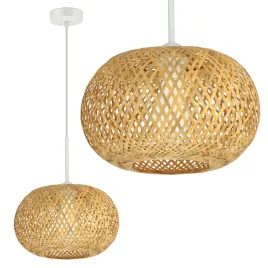 lampa-sufitowa-wiszaca-bambusowa-pleciona-boho-naturalna-581-ez1-led-biala