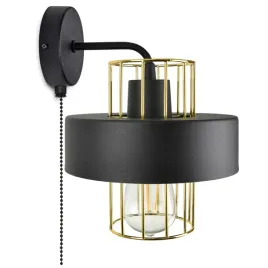 lampa-scienna-kinkiet-czarny-bialy-z-wlacznikiem