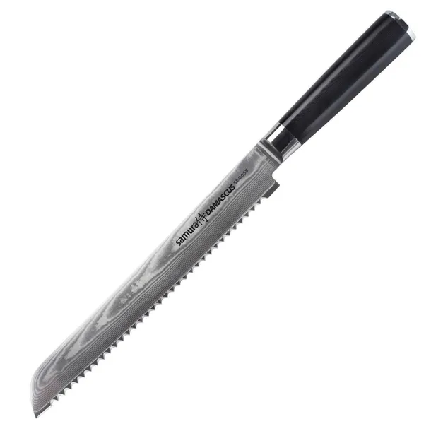 samura-damascus-noz-kuchenny-do-chleba-230mm-do-miesa-i-ryb-material-ostrza-ze-stali