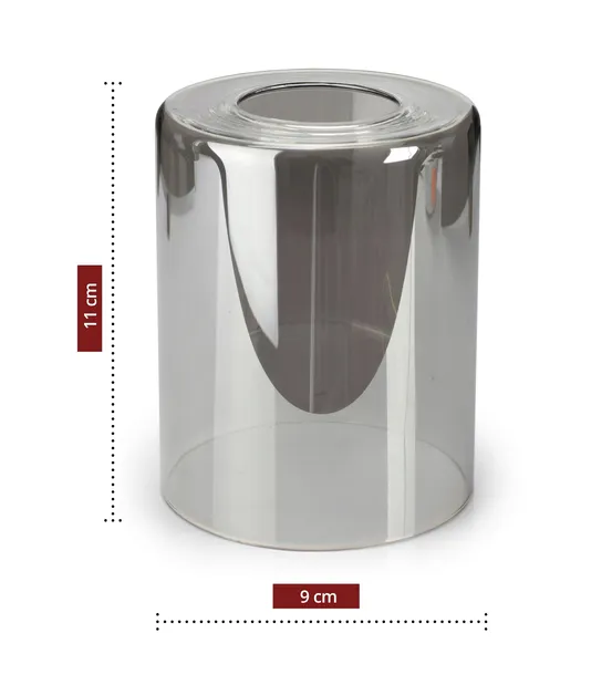 lampa-scienna-kinkiet-reflektor-czarna-szklana-glass-tube-535-k1-led-e27-dlugosc-wysokosc-22-cm