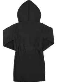 szlafrok-dzieciecy-bawelniany-frotte-kaptur-kieszenie-czarny-122-128