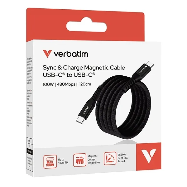 kabel-verbatim-usb-c-m-usb-c-m-12m-100w-pd-czarny-dlugosc-przewodu-1-2-m