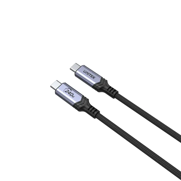 kabel-usb-c-unitek-c14110gy-2m-do-ladowania-pd-240w-2m-konstrukcja-oplot
