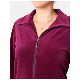 bellivalini-dres-welurowy-damski-3xl-rozpinany-z-kieszeniami