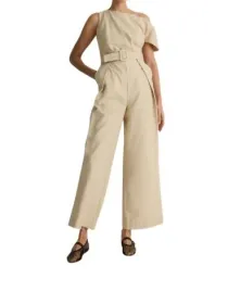 bezowy-kombinezon-z-paskiem-klasyczny-elegancki-prosty-bawelna-xs