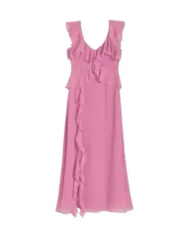 rozowa-klasyczna-prosta-koktajlowa-sukienka-maxi-z-falbanami-dekolt-v-m