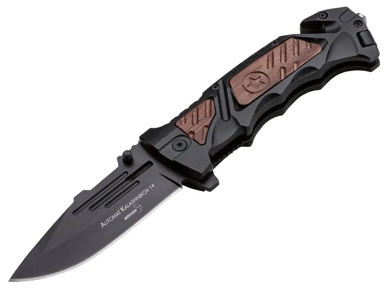 noz-boker-plus-ak-14-stal-440c-aluminiowa-rekojesc-220-mm-dlugosci-marka-boker