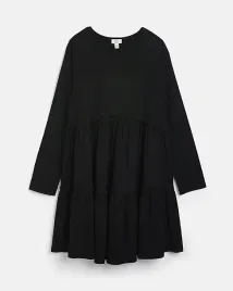 sukienka-czarna-mini-dlugi-rekaw-falbanki-bawelniana-river-island-42