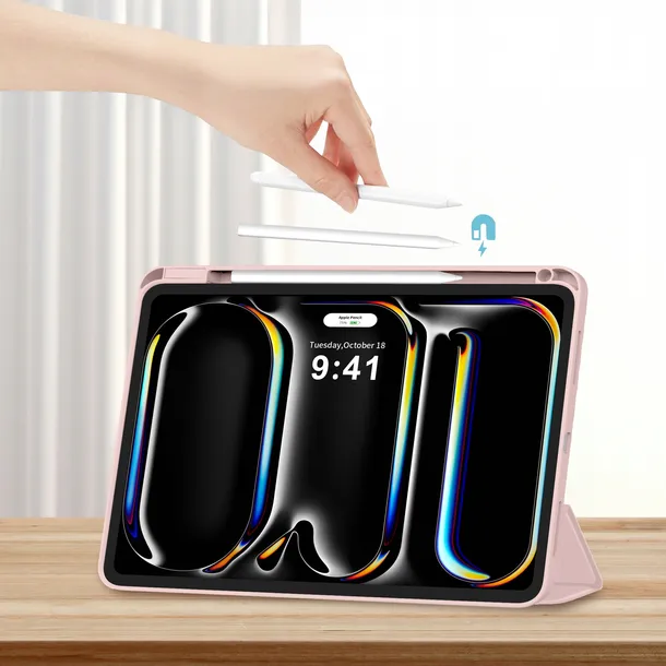 etui-z-klapka-tech-protect-do-ipad-pro-13-2024-2025-otwierana-obudowa-case-kolor-rozowy