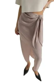 szara-satynowa-klasyczna-spodnica-midi-ozdobne-przewiazanie-rozciecie-m