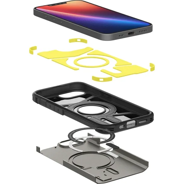 plecki-spigen-do-apple-iphone-16e-szary-zalaczone-wyposazenie-szmatka-do-czyszczenia