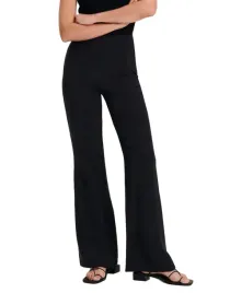 czarne-klasyczne-gladkie-spodnie-dluga-prosta-nogawka-wysoki-stan