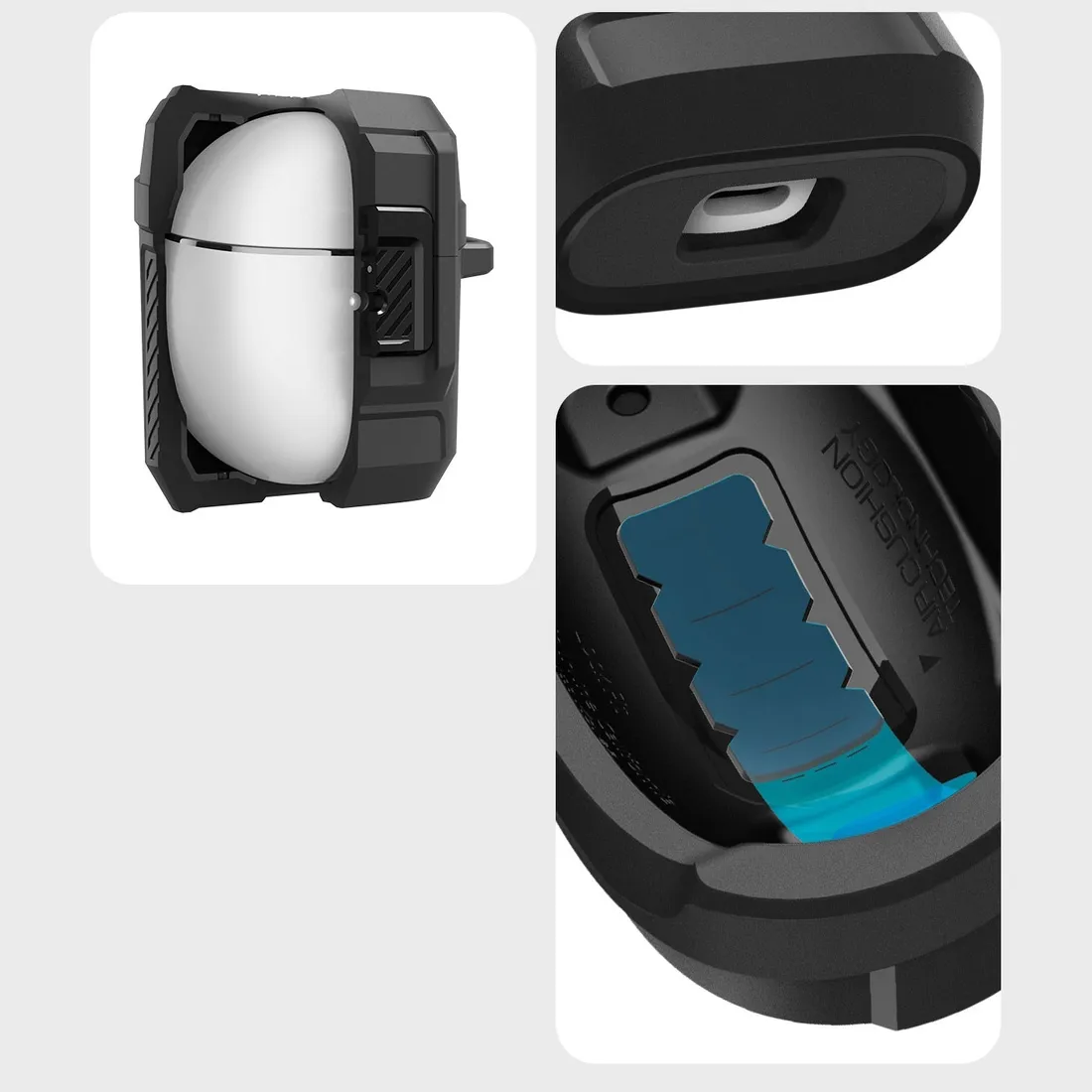 solidne-etui-zamykane-do-google-pixel-buds-2a-spigen-lock-fit-karabinczyk