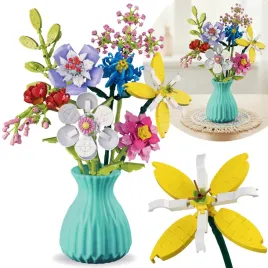 bukiet-z-klockow-konstrukcyjnych-8-sztuk-kwiatow-w-wazonie-zestaw-diy-6