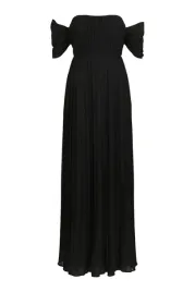 czarna-plisowana-sukienka-wieczorowa-odkryte-ramiona-maxi-boohoo-38