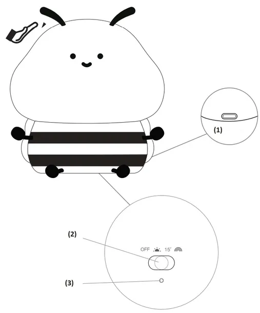 lampka-nocna-ecolight-zolty-dlugosc-wysokosc-10-5-cm