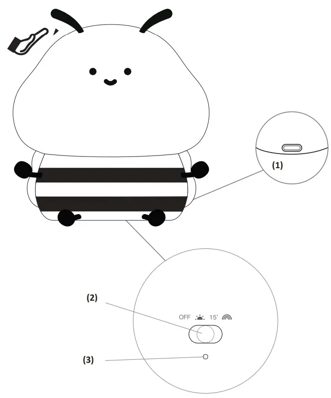lampka-nocna-ecolight-zolty