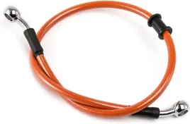 przewod-hamulcowy-do-motocykla-krotki-elastyczny-pomaranczowy-63cm-dlugosci