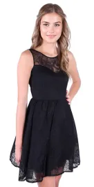 john-zack-czarna-koronkowa-balerina-mini-m