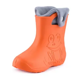 kalosze-dzieciece-zabka-pianka-ladeheid-ocieplane-frogbut-pomaranczowy-22-2