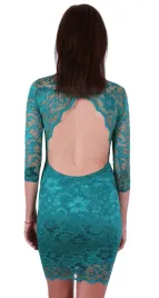 john-zack-ciemnozielona-sukienka-bez-plecow-m