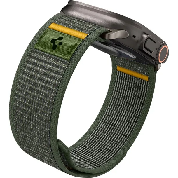 pasek-spigen-do-apple-zielony-material-tkanina