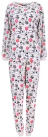 disney-pizama-damska-poliester-bezowy-rozmiar-xs