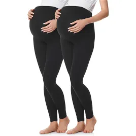 legginsy-ciazowe-dlugie-getry-2-pak-bawelna-be20-230-czarny-czarny-xl