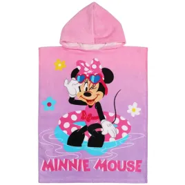 okrycie-z-kapturem-disney-69-x-56-cm-rozowy