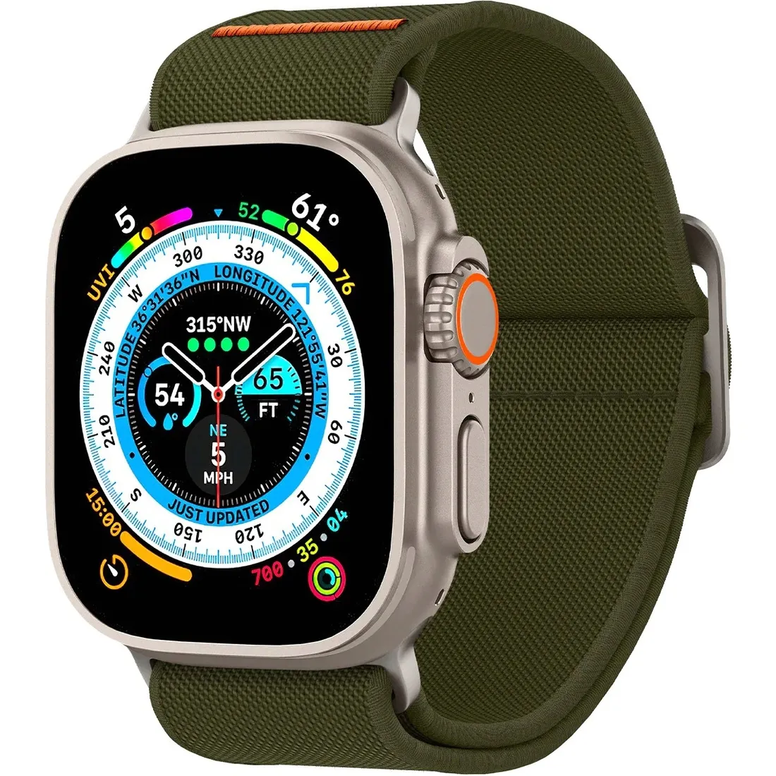 pasek-spigen-do-apple-27mm-zielony