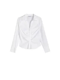 biala-klasyczna-koszula-marszczenia-haftki-kolnierzyk-dlugi-rekaw