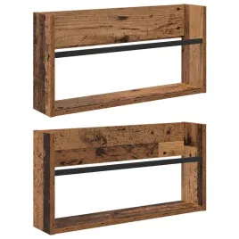 regal-na-gazety-z-polka-2-szt-stare-drewno-60-x-12-x-30-cm