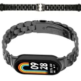 pasek-metalowy-na-zegarek-bizon-do-xiaomi-smart-band-10-9-9-nfc-8-opaska-kolor-czarny-waga-z-opakowaniem-0-2-kg