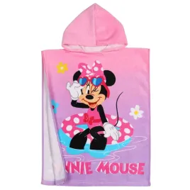 okrycie-z-kapturem-disney-80-x-60-cm-rozowy