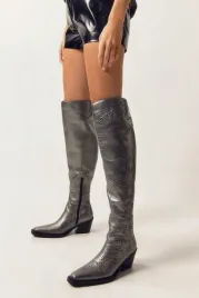 kozaki-kowbojki-skorzane-srebrne-obcas-gwiazdy-nasty-gal-37