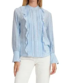 niebiesko-biala-koszula-z-falbanami-w-paski-dlugi-rekaw-wiskoza