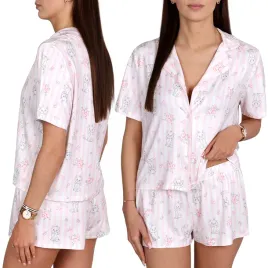 disney-pizama-damska-poliester-rozowy-rozmiar-l