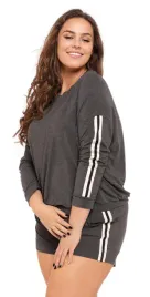 grafitowa-melanzowa-krotka-pizama-pigeon-4xl