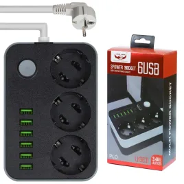 listwa-zasilajaca-3-gniazda-6-usb-przedluzacz-2m