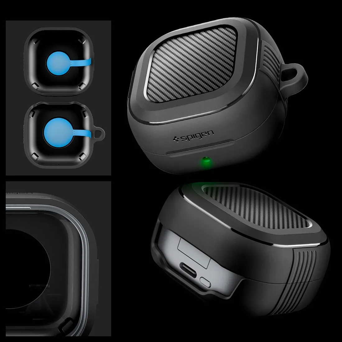 etui-do-galaxy-buds-4-4-pro-spigen-rugged-armor-case-karabinczyk