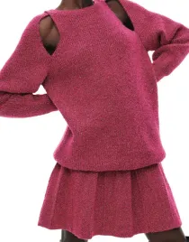 fukcjowy-klasyczny-sweter-z-wycieciami-dlugi-rekaw-dekolt-okragly