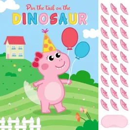 gra-imprezowa-przyklej-ogon-dla-dinozaura-opaska-plansza-naklejki