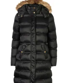 kurtka-czarna-klasyczna-pikowana-futrzany-kaptur-boohoo-36