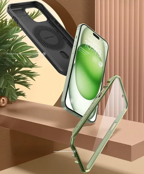 plecki-supcase-do-apple-iphone-15-zielony-rozszerzenie-podstawka
