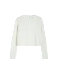 klasyczna-biala-azurowa-dzianinowa-bluzka-dlugi-rekaw-okragly-dekotl-m