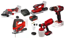 einhell-zestaw-elektronarzedzi-18v-szlifierka-4-0ah-wkretarka-akumulator