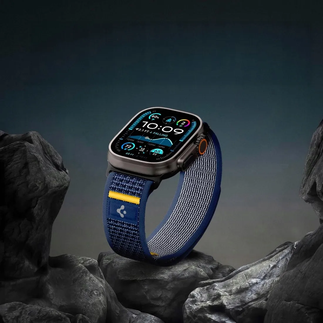 pasek-spigen-do-apple-25mm-niebieski