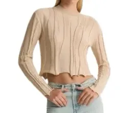 bezowy-dzianinowy-sweter-domieszka-lnu-dopasowany-dlugi-rekaw-s