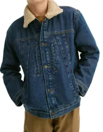 ciemnoniebieska-bawelniana-kurtka-jeansowa-kolnierzyk-kieszenie