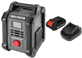 graphite-radio-budowlane-akumulatorowo-sieciowe-2ah-58ge128-zestaw-komplet